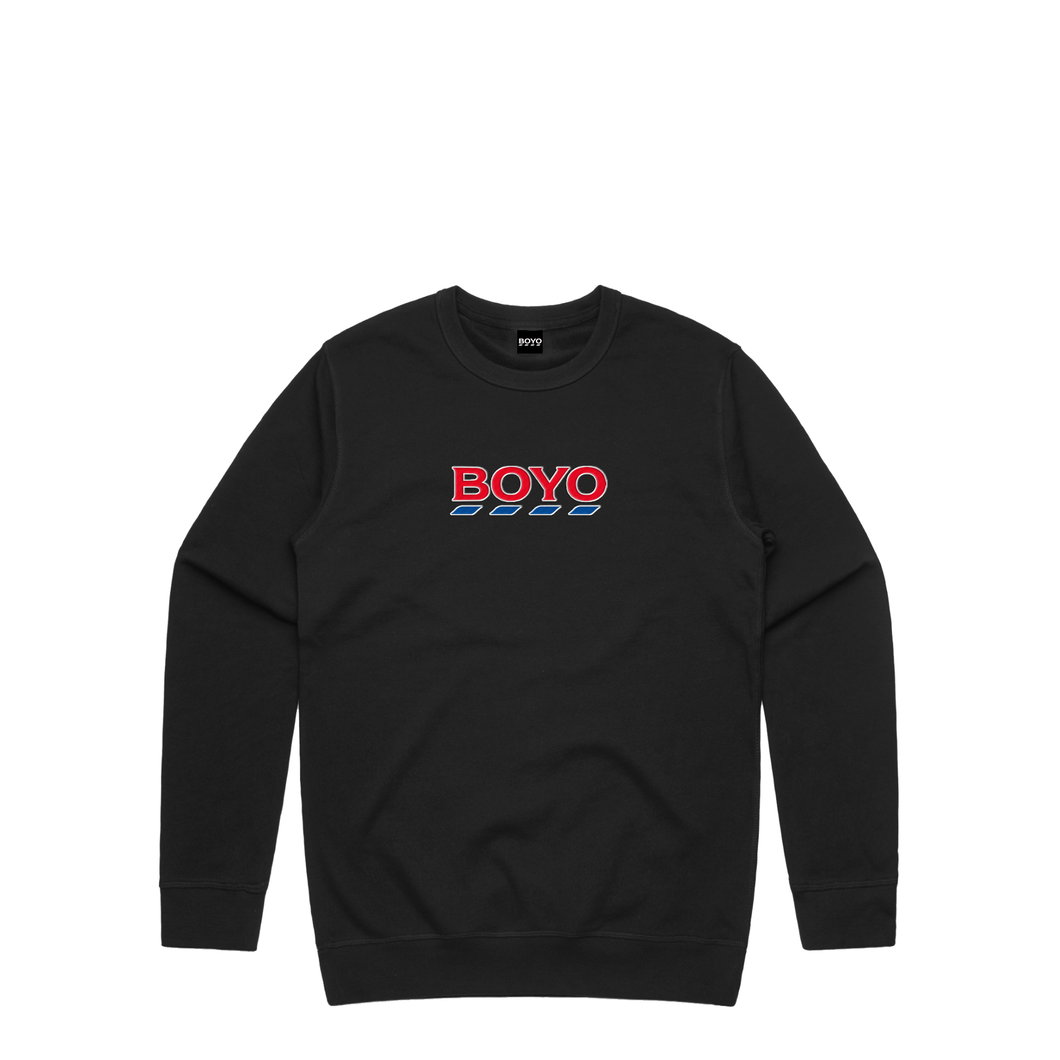 BOYO X WILDLIFE / BOXCUTTER BLACK CREWNECK