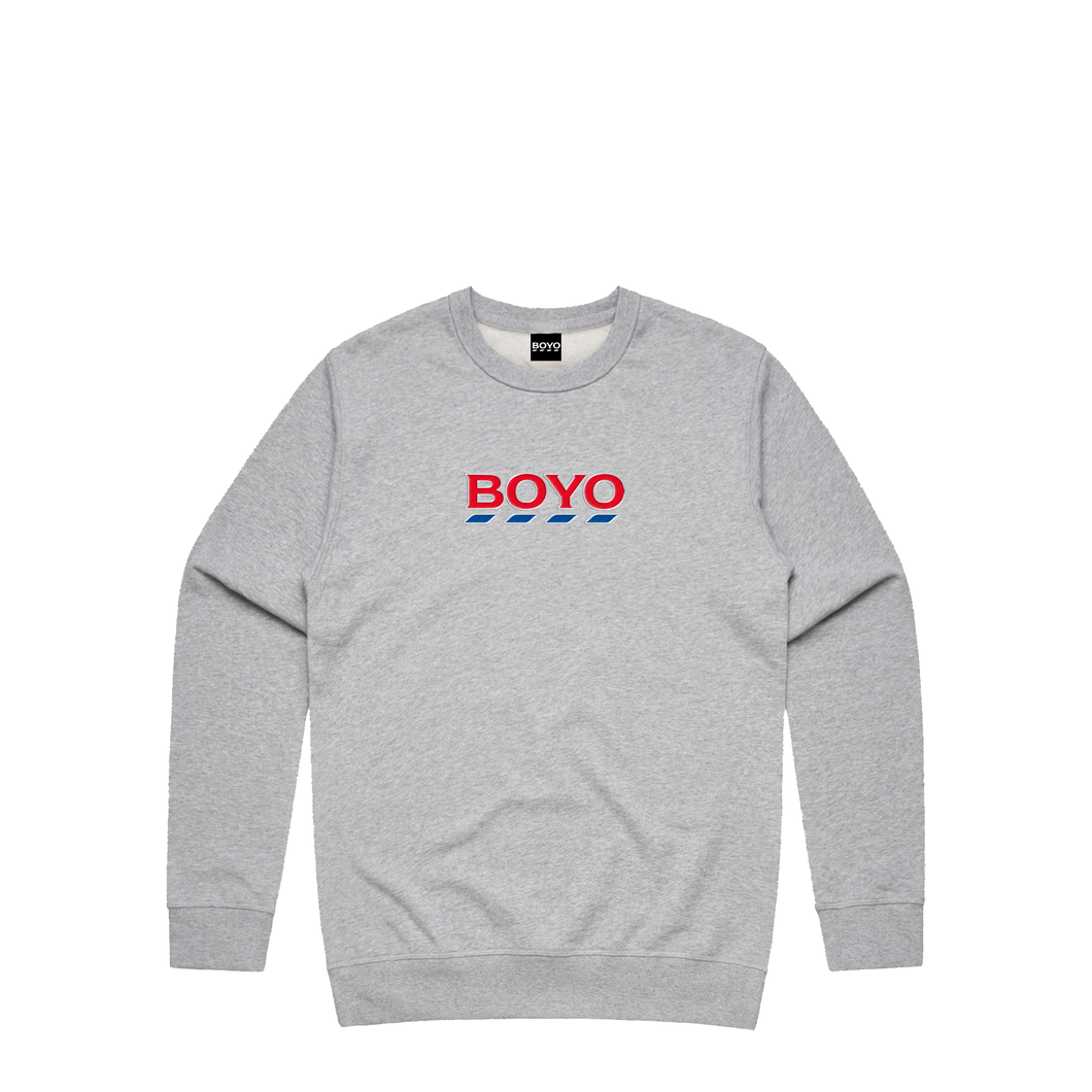 BOYO X WILDLIFE / BOXCUTTER HEATHER GREY CREWNECK